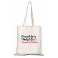 Natural Canvas Convention Tote Bag with Shoulder Strap - 1 Color (15"x16")